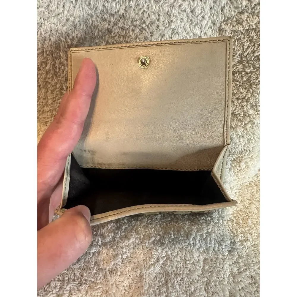 Gucci GG Supreme Web Stripe Bow Bifold Wallet Canvas Leather Clutch Purse - Picture 7 of 12
